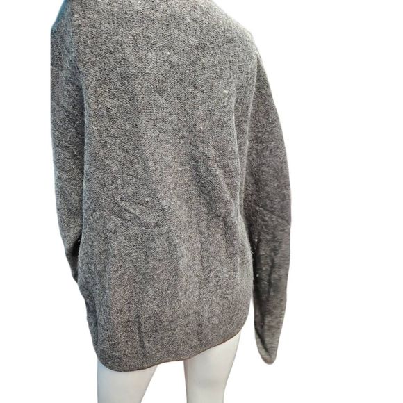 Lands End Taupe Wool Pullover size Medium Men's Fall Winter - Picture 5 of 8